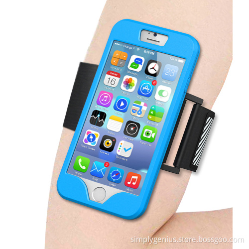 customized logo best running smrtphone phone pouch armband for iphone 6 plus